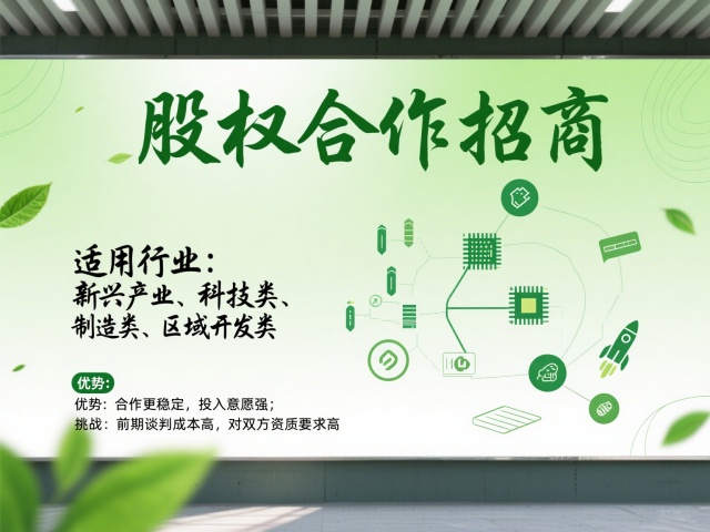 股權(quán)合作招商