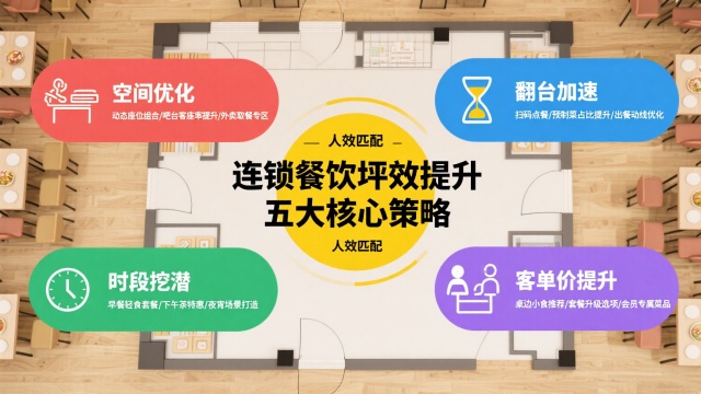 連鎖餐飲怎么提升坪效?三大策略讓每平米價值翻倍
