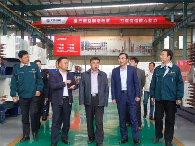 區(qū)委常委、區(qū)紀(jì)委書記、區(qū)監(jiān)委主任王慶峰調(diào)研天意機(jī)械